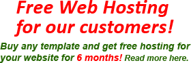 Free web hosting for our customers